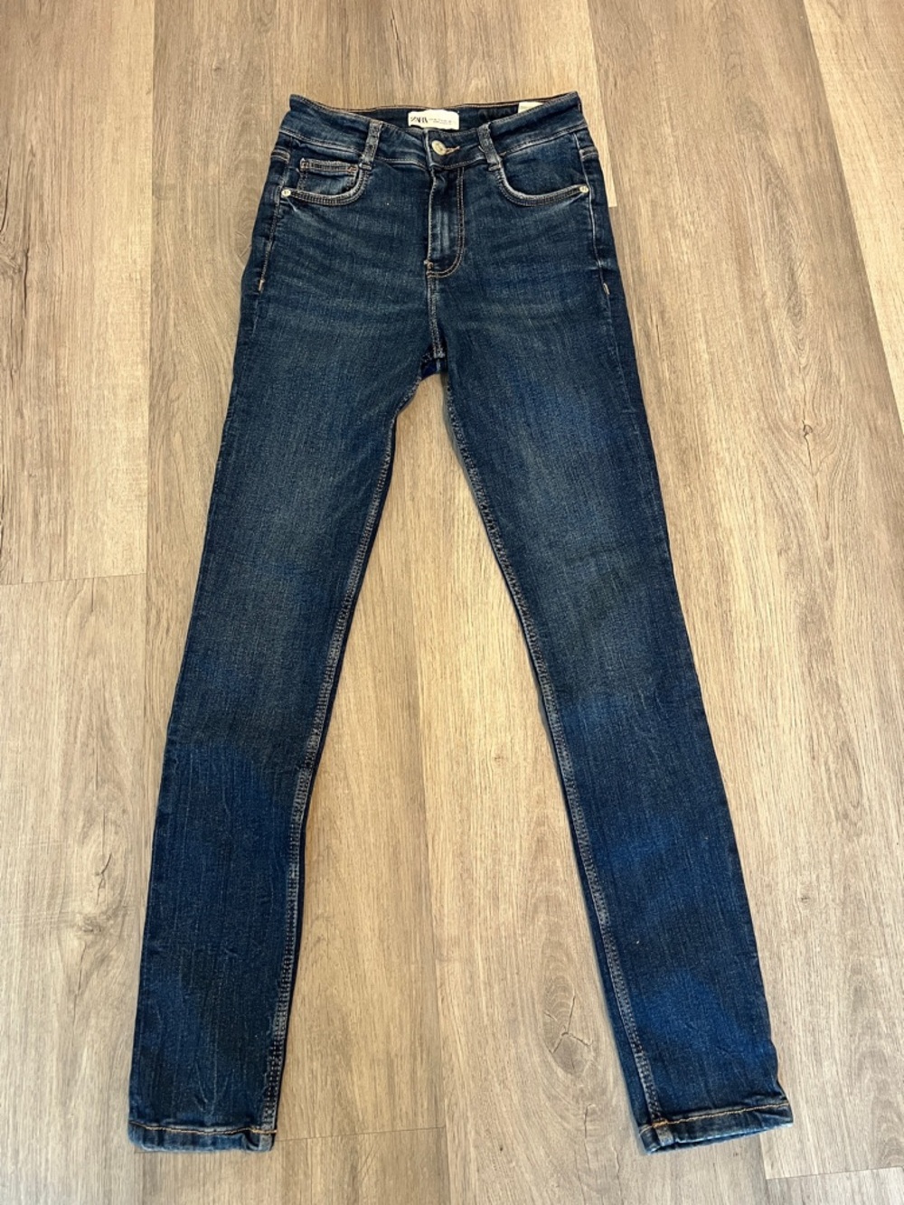 Zara Dark Blue Women's Slim Jeans - size 4 Euro 36